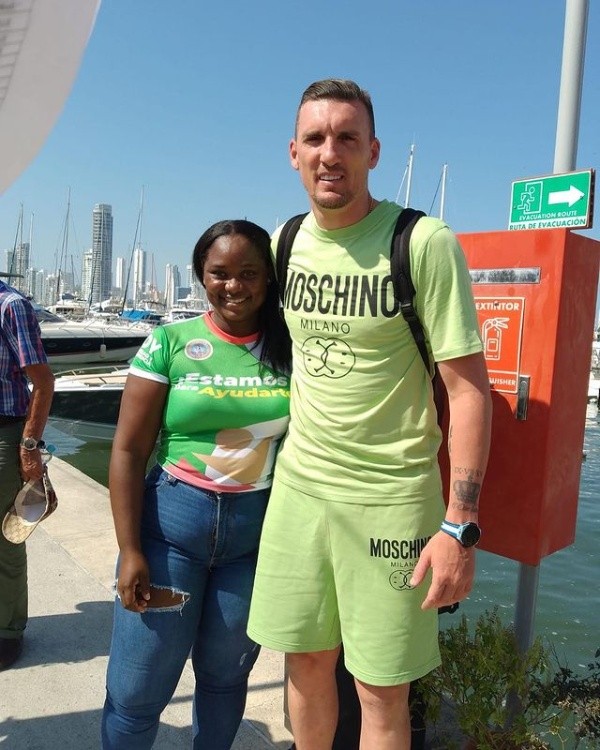 Armani, de vacaciones en Colombia