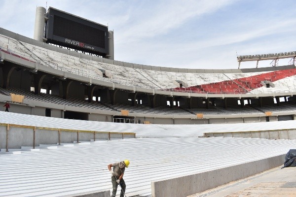 El Monumental se prepara para recibir al Más Grande (Foto: Prensa River)