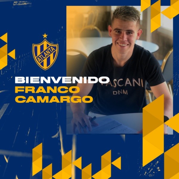 La presentación de Camargo en su nuevo club.