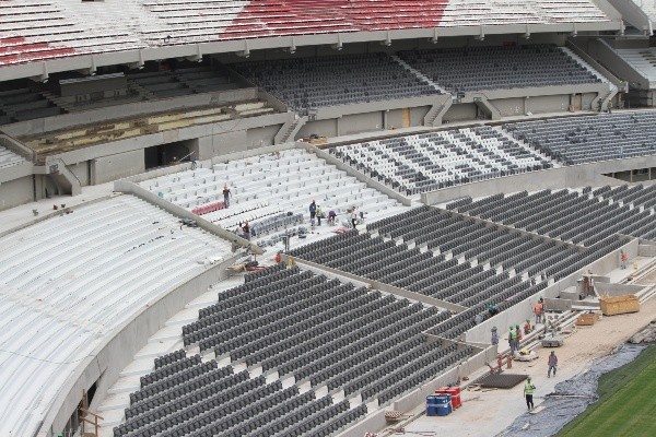 Panorámica de la platea San Martin (Foto: LPM)