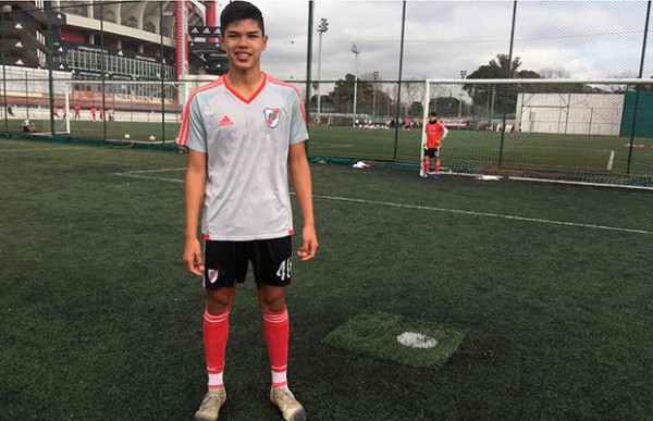 El “Mono”, como le dicen a Alexis, cuando estaba sumando sus primeros pasos en la Novena. (Foto: Prensa River).