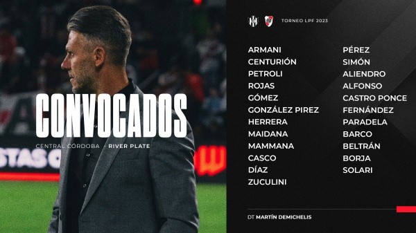 Los 23 citados por Micho.