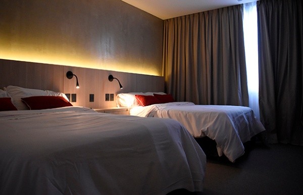 Habitaciones con luces led (Foto: Prensa River)