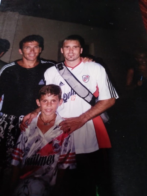 Junto al Chaco Coudet, allá por el año 2003 y con solo 9 años.