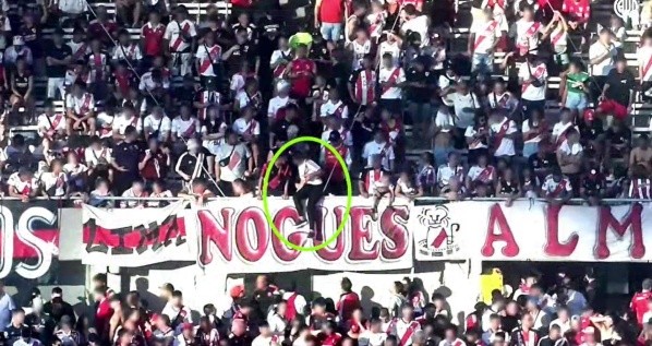 Los hinchas identificados por las cámaras serán sancionados de 6 a 12 meses de suspensión.