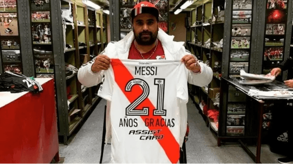 camiseta messi river