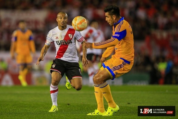 José Rivas fue titular esa noche en el Monumental como segundo marcador central y disputó los 90 minutos. (Foto: Archivo).