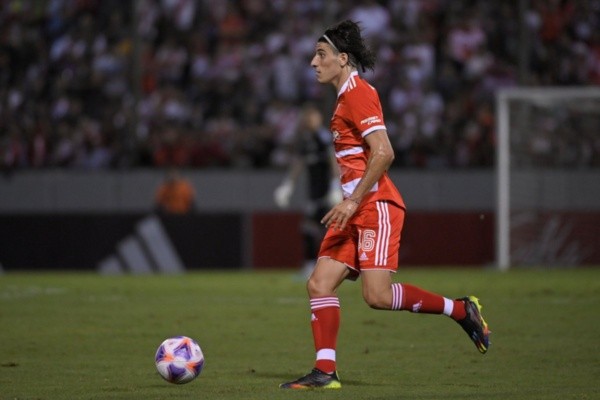 Sebastián Sánchez, volante central de la Reserva (Foto: Prensa River)