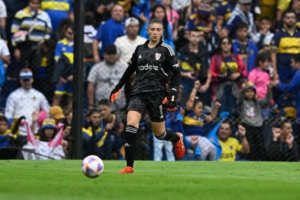 Esponda, la arquera de River, fue uno de los pocos puntos altos del equipo (LPM)